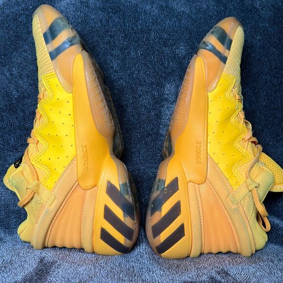 🖤 Adidas Crayola D.O.N. Issue #2 J Solar Gold Men's Size 5 - Picture 6 of 8